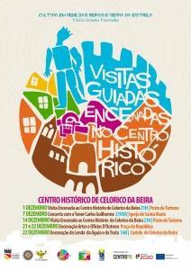 Cartaz Visitas Encenadas Centro Histórico Celorico da Beira
