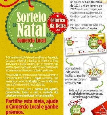 sorteio de natal do comercio local