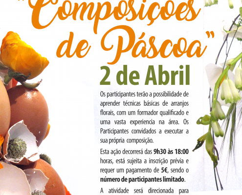 arranjo floral pascoa