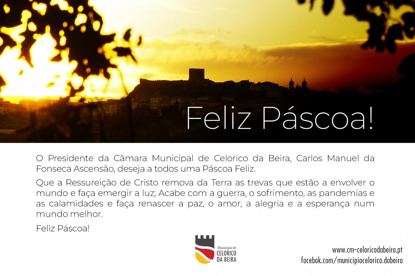 postal Páscoa Feliz