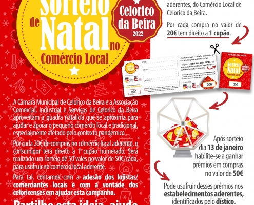 Cartaz sorteio natal 2022 2