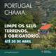 PORTUGAL CHAMA LimpezaTerrenos 2023 banner