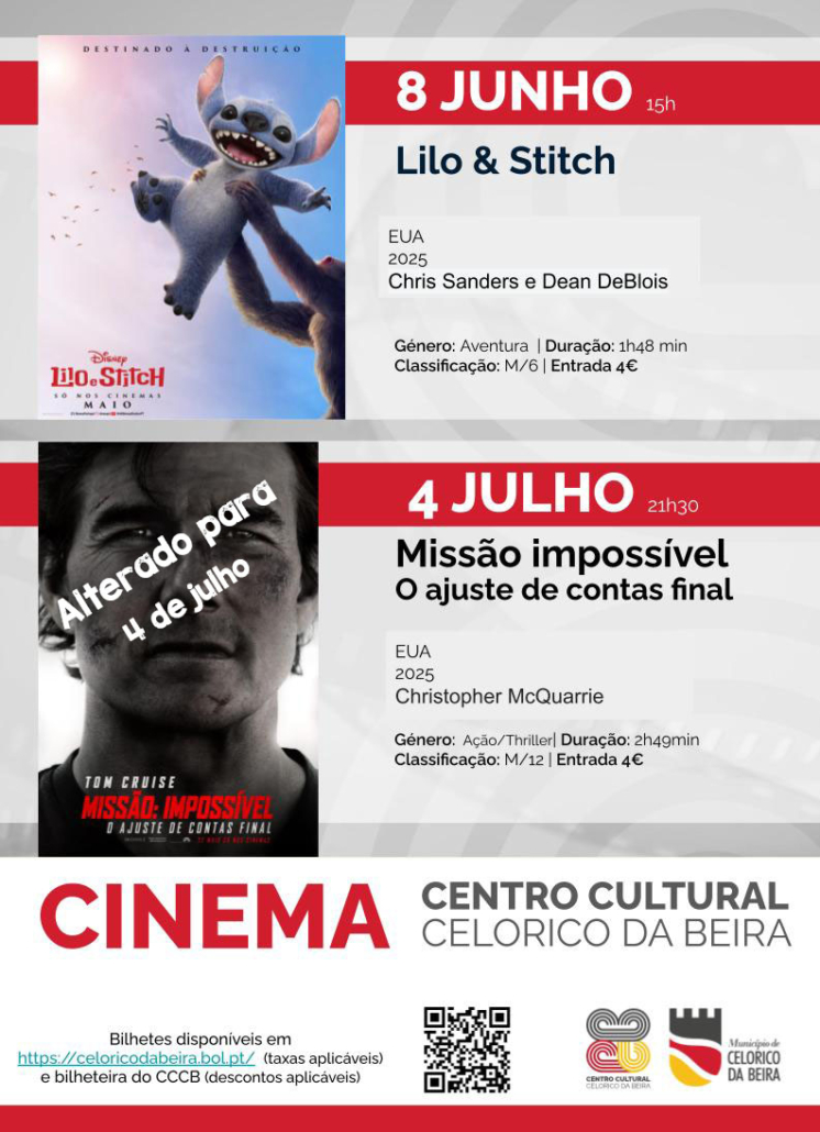 Cinema Junho Julho