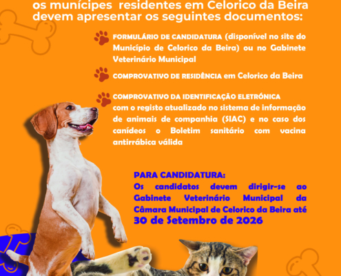 Cartaz Esterilização 2026